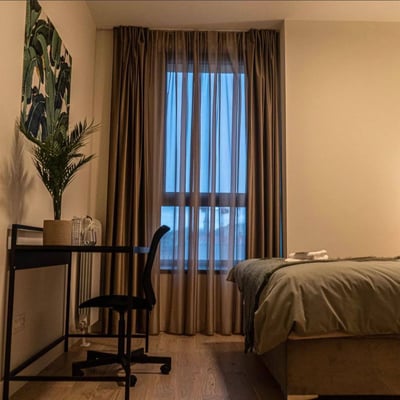 Аренда стильной 2-комнатной квартиры, 55 м², ЖК BW Metropolitan, Белград, Сербия